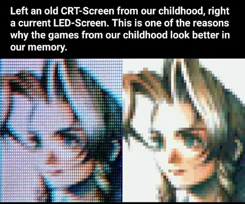 CRT Makes Childhood Games Look Better