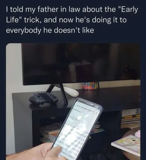 Father-in-Law Early Life Trick