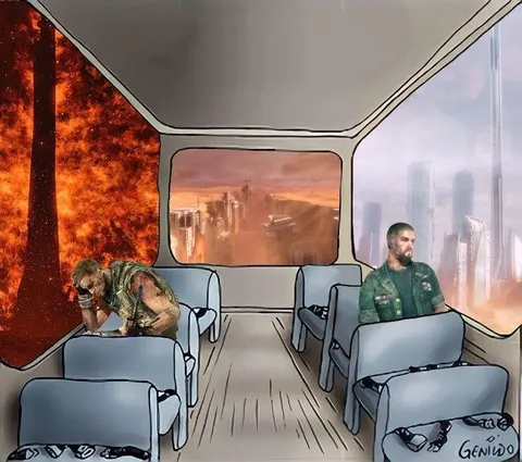Автобус между двумя мирами