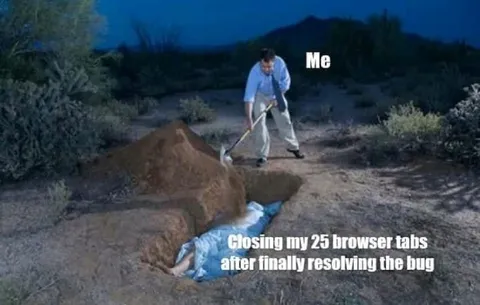 Closing Browser Tabs After Fixing Bug