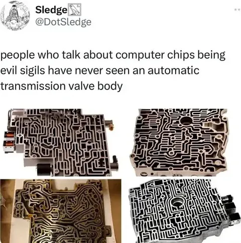 Computer Chips Look Like Valve Bodies