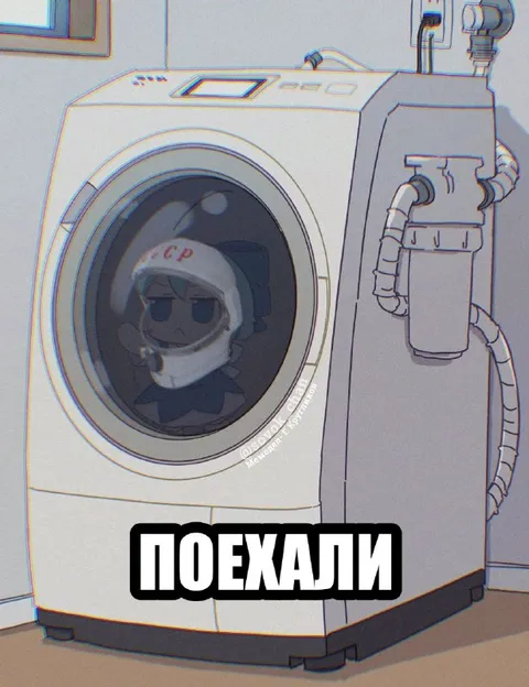 Поехали в стиральной машине