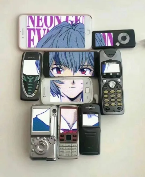 Rei Ayanami on Every Phone