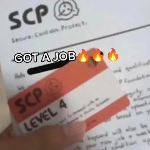 Got a Job at SCP