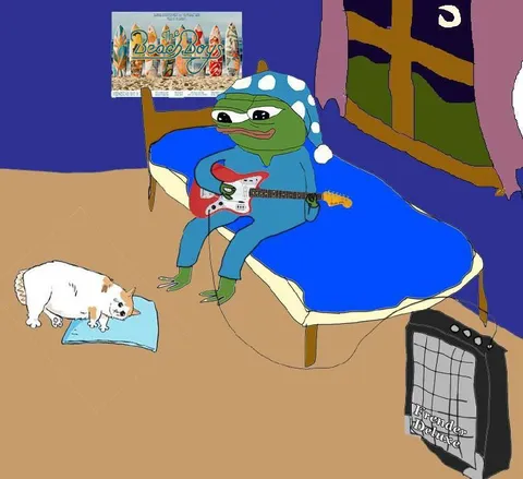 Pepe Plays Guitar for the Cat