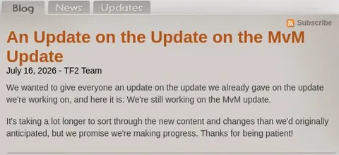 Update on the Update