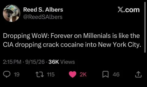 WoW Forever on Millennials