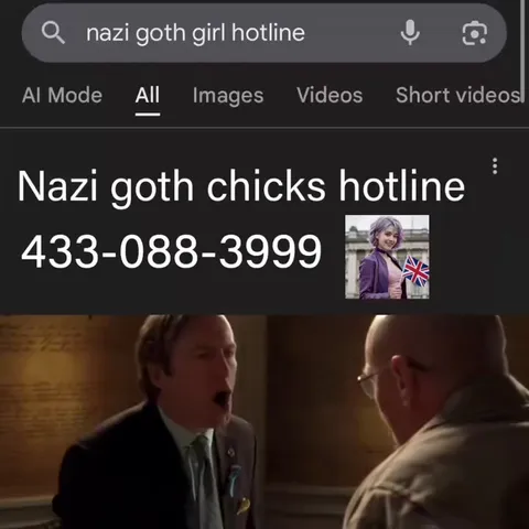 Nazi Goth Chicks Hotline