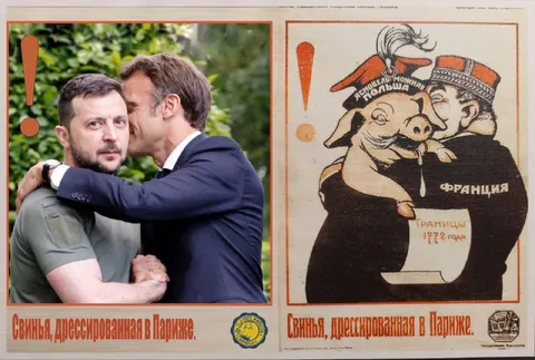 Свинья, дрессированная в Париже