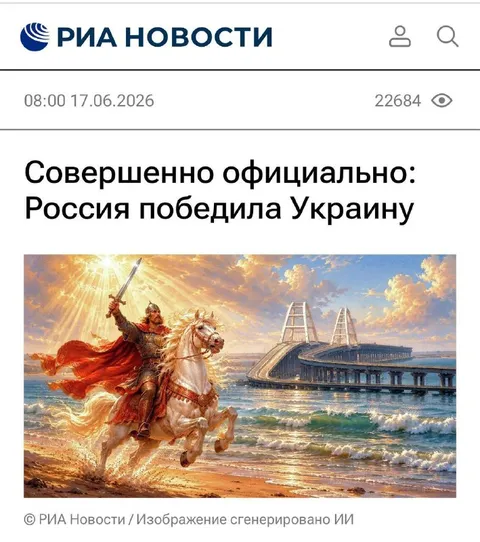 Россия победила Украину