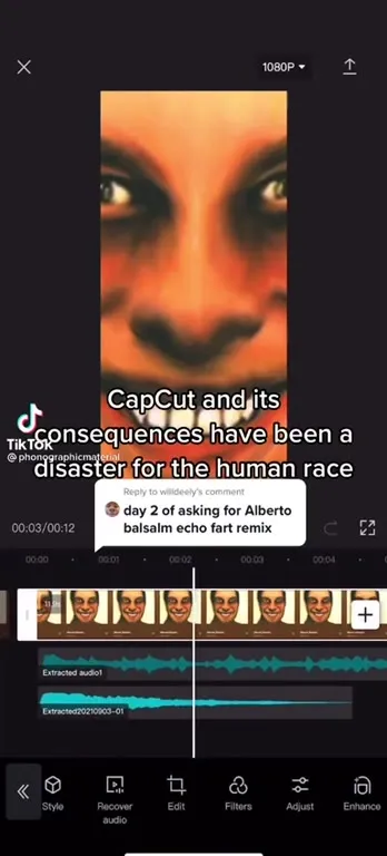 CapCut Disaster for Humanity