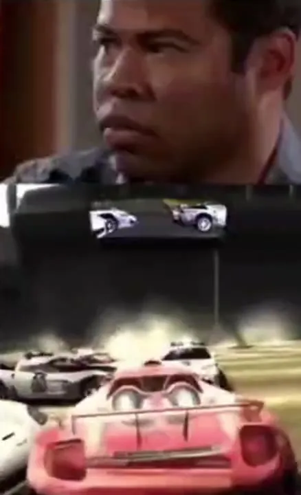Silent Reaction to a Chaotic Car Chase
