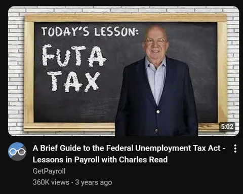 Today's Lesson: FUTA Tax