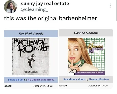 Original Barbenheimer Albums