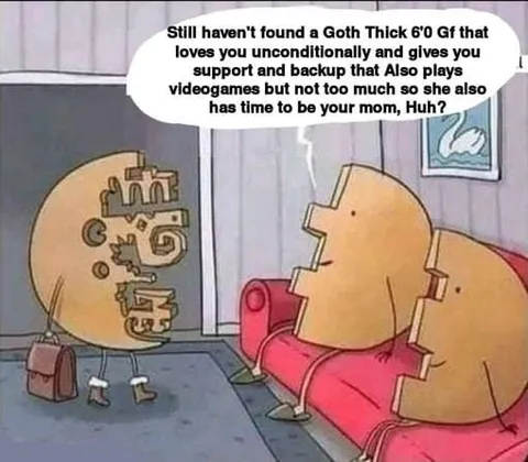 Goth Thicc Gamer Mom