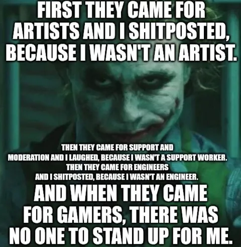 When They Came for Gamers