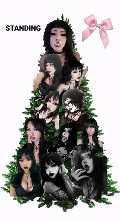 Goth Christmas Tree Wishlist