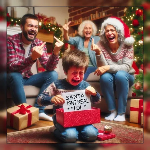 Santa Isn’t Real Reaction