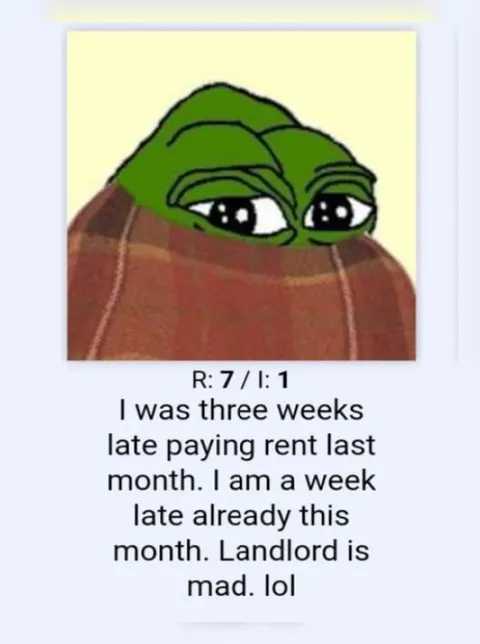 Late Rent Pepe