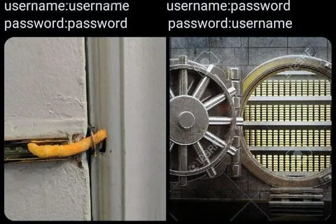 Username Password Security Comparison