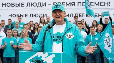 Трамп на митинге «Новые люди»