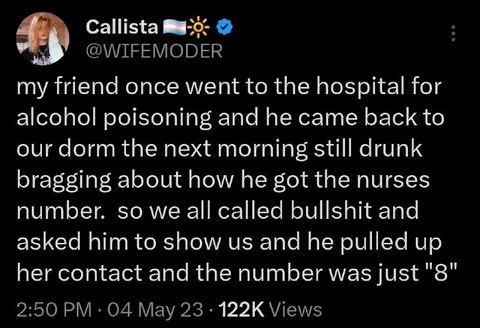 Hospital Nurse Number Was Just G