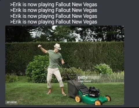 Erik Playing Fallout New Vegas