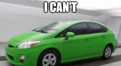 I Can't Green Car
