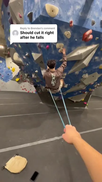 Should Cut It Right After He Falls