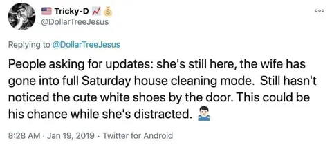 Saturday House Cleaning Distraction
