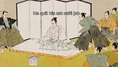 He Quit His Cat Café Job