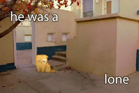 He Was Alone