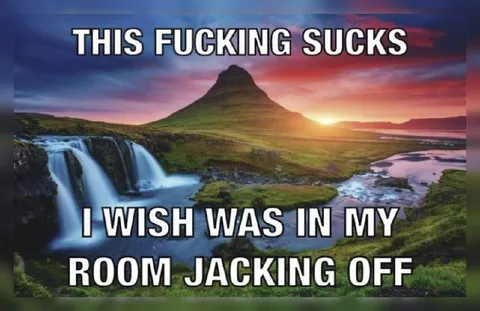 This Fucking Sucks Landscape Meme
