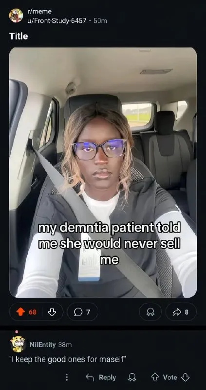 Dementia Patient Won’t Sell Me