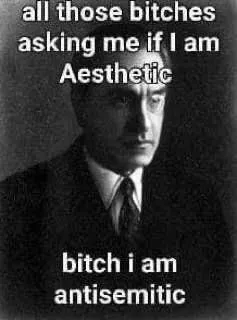 Aesthetic Antisemitic Hitler
