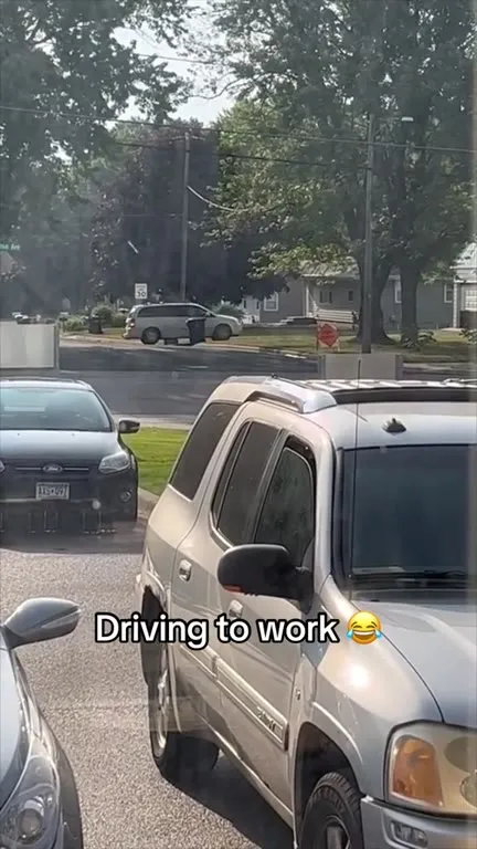 Driving to Work 😂