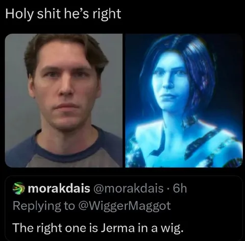 Jerma in a Wig