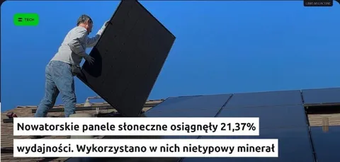 Nowatorskie panele słoneczne