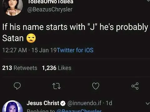 Names Starting With J Are Satan