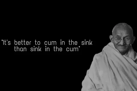 Better to Cum in the Sink