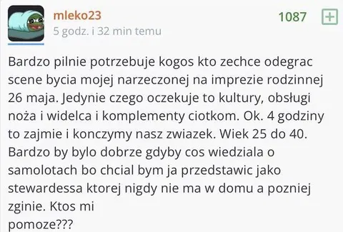 Narzeczona na imprezę rodzinną