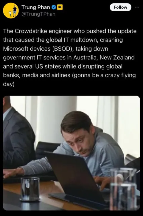 CrowdStrike engineer after global meltdown