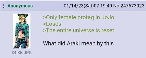 Araki and the Female Protagonist
