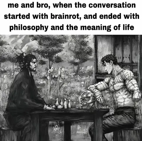 Brainrot Conversation Turns Philosophical