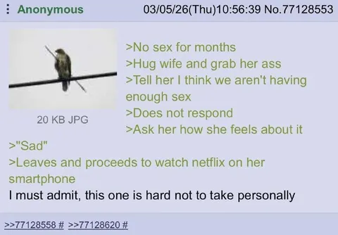Wife Ignores Sex Talk