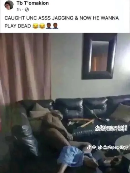 Caught Uncle Playing Dead