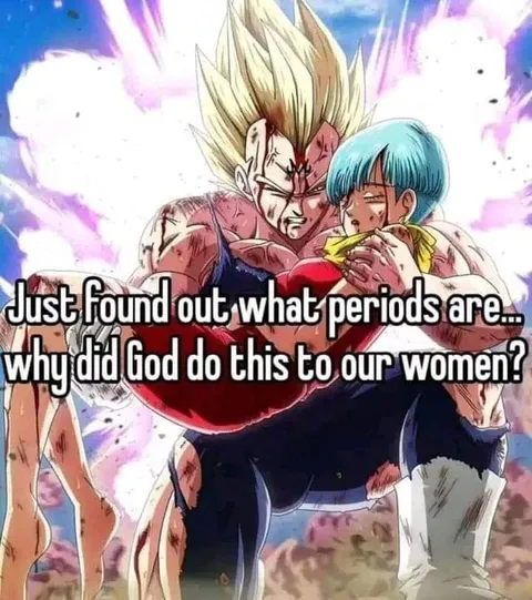 Vegeta Learns About Periods