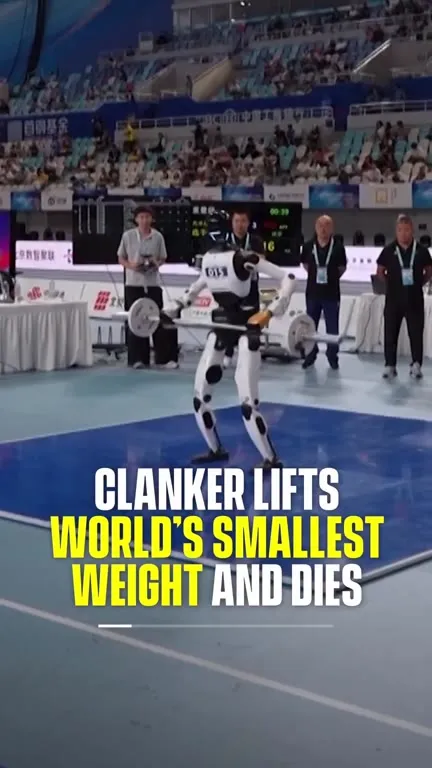 Robot Lifts Tiny Weight and Dies