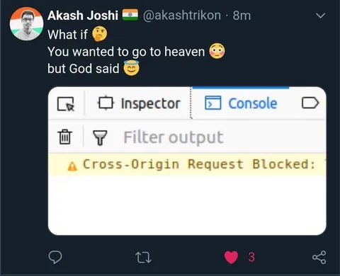God Blocked My Heaven Request