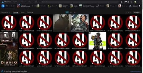 ArtStation Says No to AI